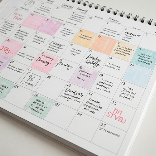 Primjer kalendara sadržaja